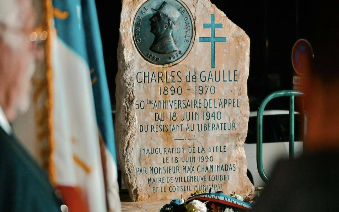 Villeneuve-Loubet : Cérémonie d’anniversaire de la disparition du Général de Gaulle !